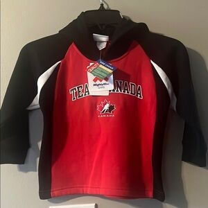 Kids Team Canada Red and Black Shirt